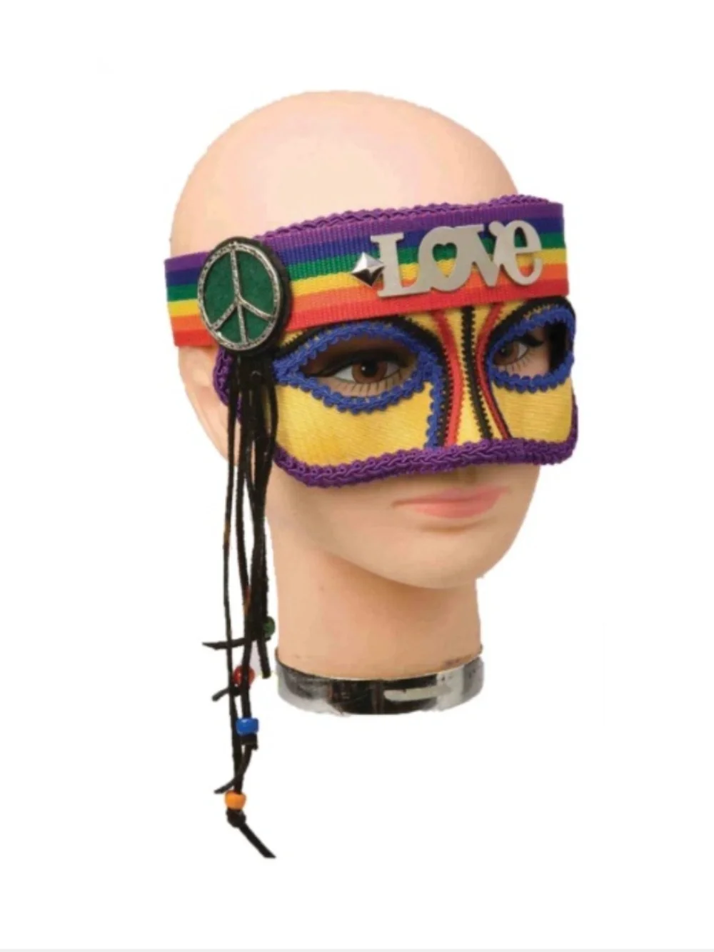 ✌️ Retro 60s Hippie Rainbow Eye Mask Costume Accessory Forum